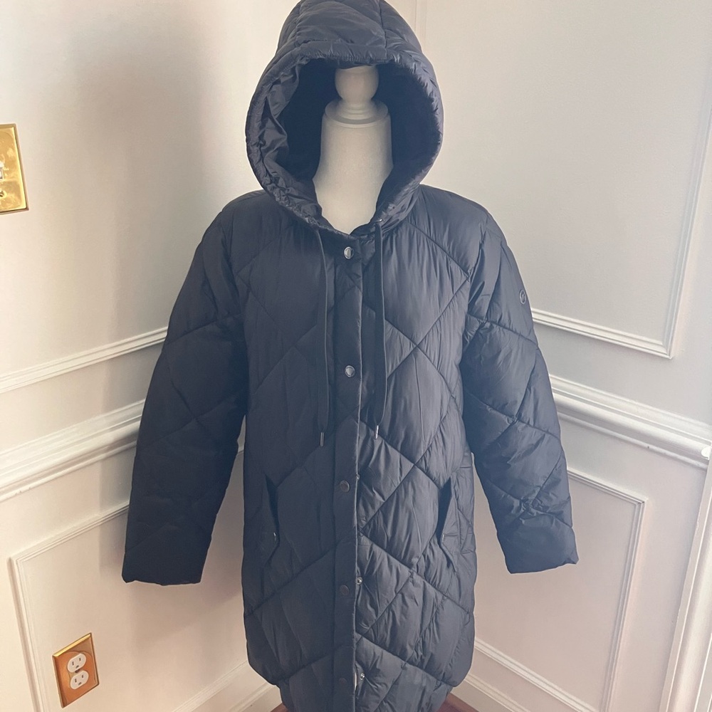 Michael Kors Women’s Ultra Lightweight Black Quilted Puffer Jacket Size M